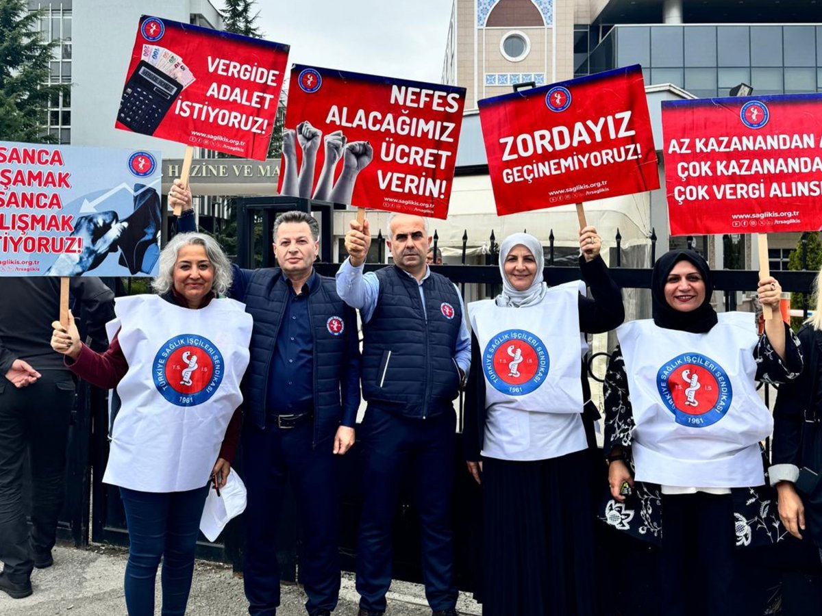 İşçilerden büyük vergi protestosu... Sahaya iniyorlar